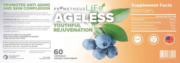 Ageless - Youthful Rejuvenation detail | Prometheuz HRT